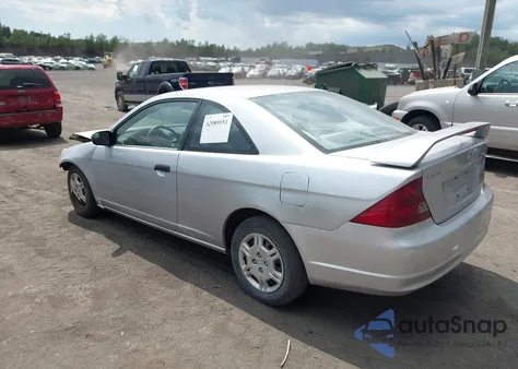 2001 Honda Civic Lx из США, поврежденный, VIN 1HGEM22501L085230